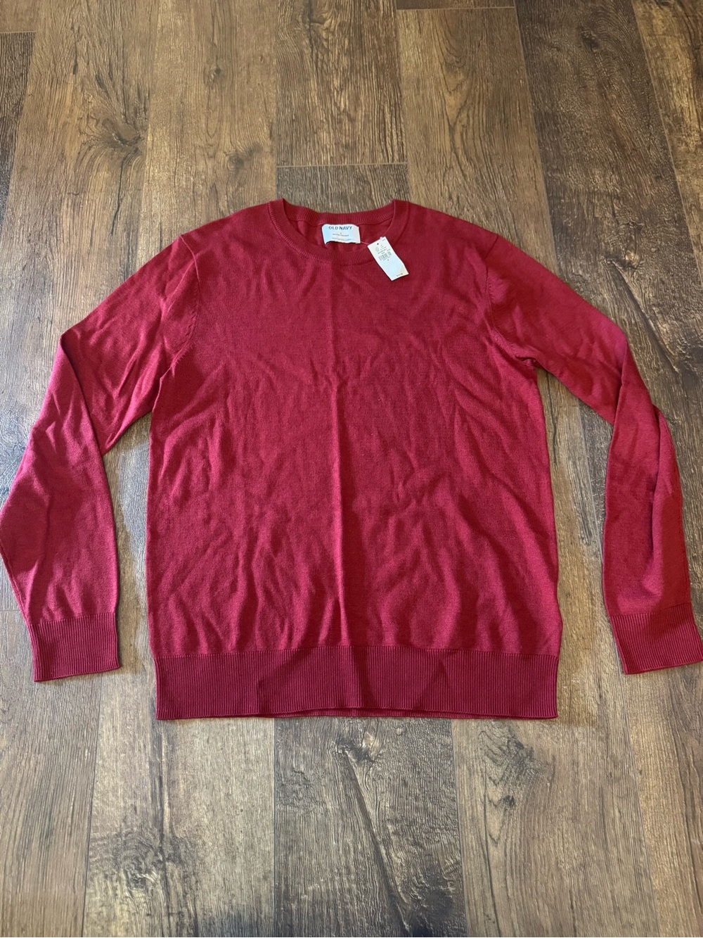 Old Navy Men's Crimson Crewneck Sweater